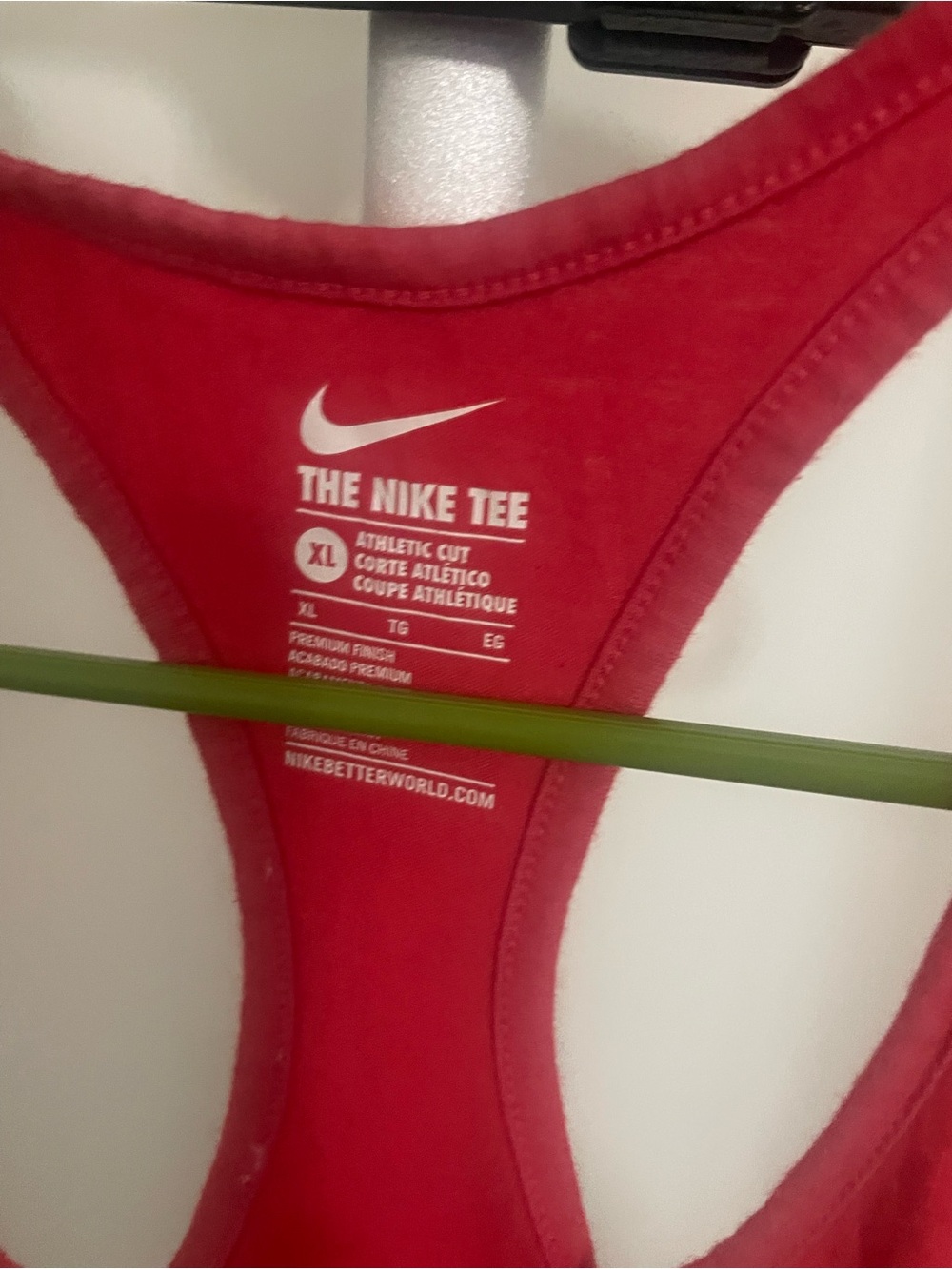 Nike Red Racerback Tank Top - Picture 2 of 3